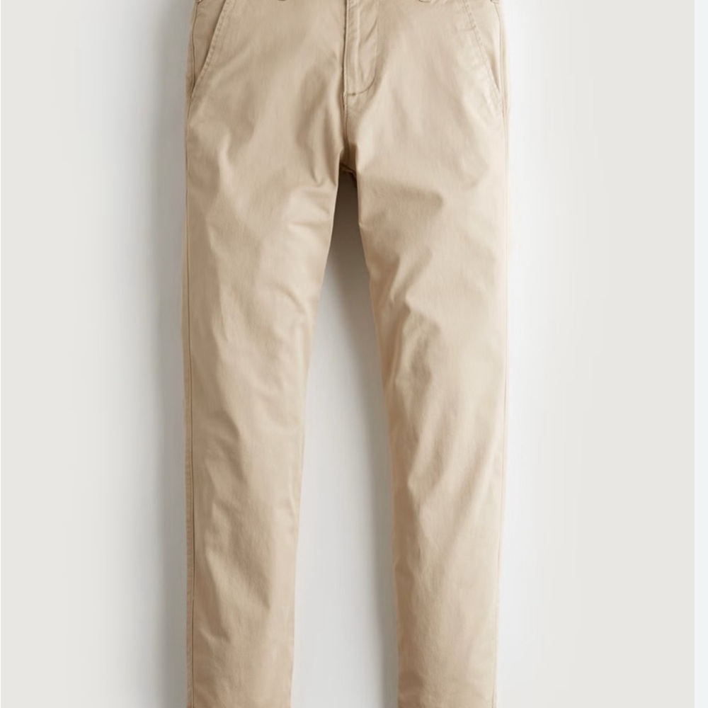 Hollister Tan Skinny Chino Pants